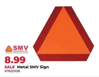 Runnings Metal SMV Sign offer