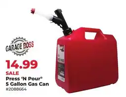 Runnings Garage Boss Press'N Pour 5 Gallon Gas Can offer