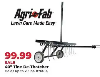 Runnings Agri-Fab 40 Tine De-Thatcher offer