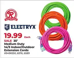 Runnings ELECTRYX 35' Medium Duty 14/3 Indoor/Outdoor Extension Cords offer