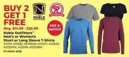 Runnings Noble Outfitters Men's or Women's Short or Long Sleeve T-Shirts offer
