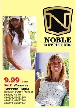 Runnings Noble Outfitters Women's Tug-Free Tanks offer