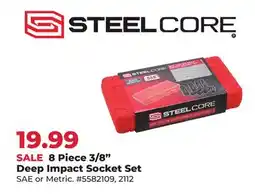 Runnings Steelcore 8 Piece 3/8 Deep Impact Socket Set offer