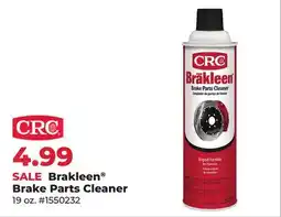 Runnings CRC Brakleen Brake Parts Cleaner offer