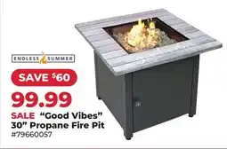 Runnings Endless Summer Good Vibes 30 Propane Fire Pit offer
