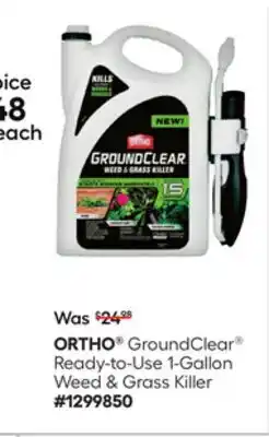 Lowe's GroundClear Ready-to-Use 1-Gallon Weed & Grass Killer offer