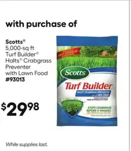 Lowe's 5,000-sq ft Turf Builder Halts Crabgrass Preventer with Lawn Food offer
