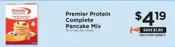 ShopRite Premier Protein Complete Pancake Mix offer