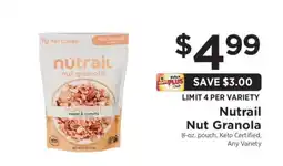 ShopRite NuTrail Nut Granola offer
