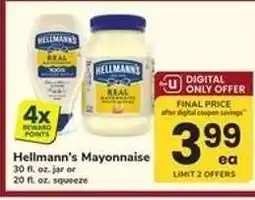 Safeway Hellmann's Mayonnaise offer