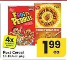 Safeway Post Cereal offer