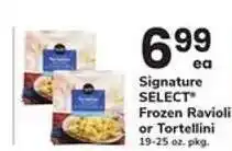 Safeway Signature SELECT Frozen Ravioli or Tortellini offer