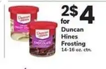 Safeway Duncan Hines Frosting offer