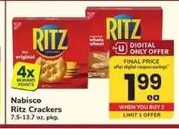 Safeway Nabisco Ritz Crackers offer