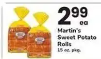 Safeway Martin's Sweet Potato Rolls offer