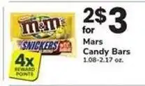Safeway Mars Candy Bars offer