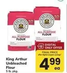 Safeway King Arthur Unbleached Flour offer