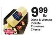 Safeway Dietz & Watson Picante Provolone Cheese offer