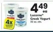 Safeway Lucerne Greek Yogurt offer
