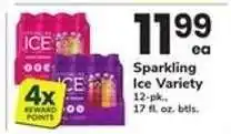 Safeway Sparkling Ice Variety offer