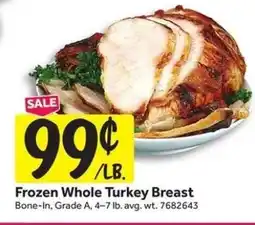 Stop&Shop Frozen Whole Turkey Breast offer