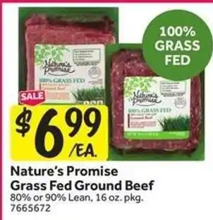 Stop&Shop Nature's Promise Grass Fed Ground Beef offer