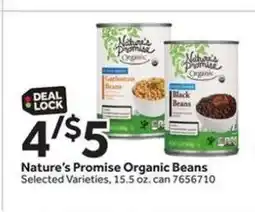 Stop&Shop Nature's Promise Organic Beans offer