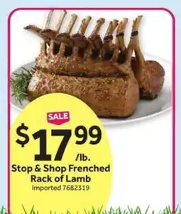 Stop&Shop Stop & Shop Frenched Rack of Lamb offer