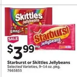 Stop&Shop Starburst or Skittles Jellybeans offer