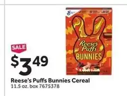 Stop&Shop Reese’s Puffs Bunnies Cereal offer