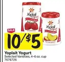 Stop&Shop Yoplait Yogurt offer