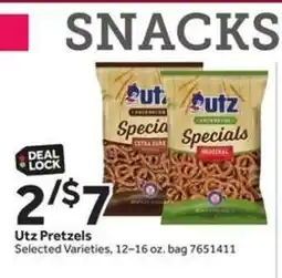 Stop&Shop Utz Pretzels offer