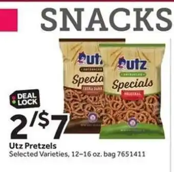 Stop&Shop Utz Pretzels offer
