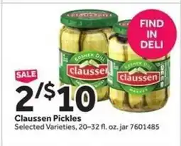 Stop&Shop Claussen Pickles offer