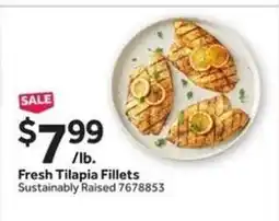 Stop&Shop Fresh Tilapia Fillets offer