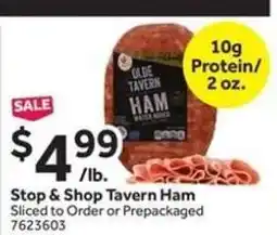 Stop&Shop Stop & Shop Tavern Ham offer