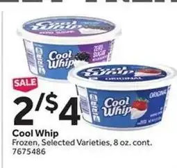 Stop&Shop Cool Whip offer