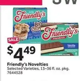 Stop&Shop Friendly's Novelties offer