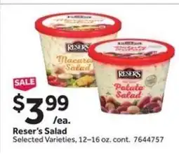 Stop&Shop Reser's Salad offer