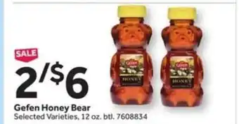 Stop&Shop Gefen Honey Bear offer