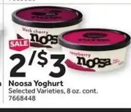 Stop&Shop Noosa Yoghurt offer