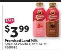 Stop&Shop Promised Land Milk offer