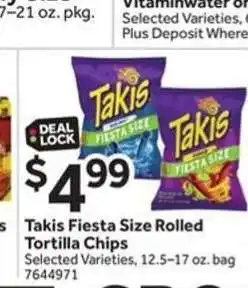 Stop&Shop Takis Fiesta Size Rolled Tortilla Chips offer