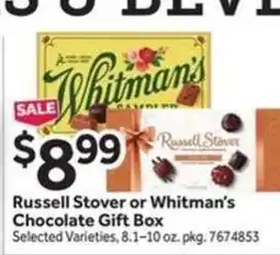 Stop&Shop Russell Stover or Whitman's Chocolate Gift Box offer