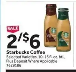 Stop&Shop Starbucks Coffee offer