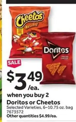 Stop&Shop Doritos or Cheetos offer