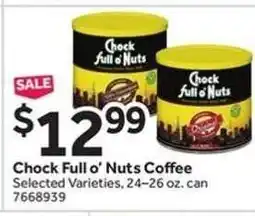 Stop&Shop Chock Full o'Nuts Coffee offer
