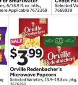 Stop&Shop Orville Redenbacher's Microwave Popcorn offer