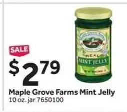 Stop&Shop Maple Grove Farms Mint Jelly offer