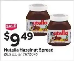 Stop&Shop Nutella Hazelnut Spread offer